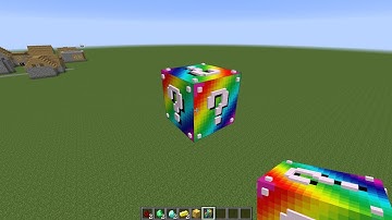 Lucky Block Rainbow Mod In Minecraft PE | MCPE 1.16