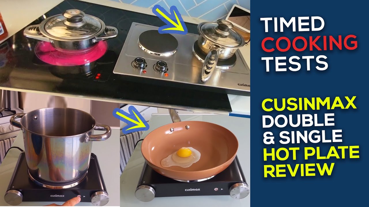  Cusimax Hot Plate Electric Burner Single Burner Cast