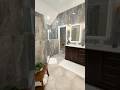 Really loving this design choice with the bathroom remodel. The tile and elegance #bathroomdesign