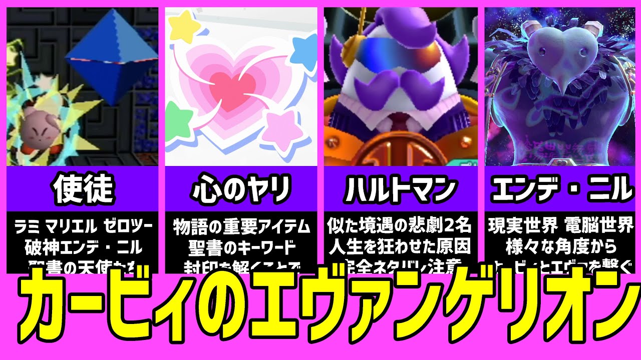 エヴァンゲリオン 歴代星のカービィのパロディまとめ 考察 Youtube