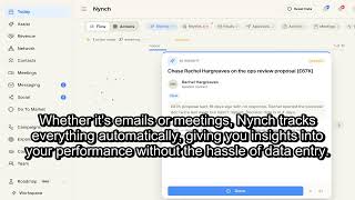 Stop Wasting Time Logging CRM Communications | Nynch AI CRM