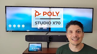 Poly Studio X70 - Unboxing, Device Overview, Room Setup & Video AI Modes Demo
