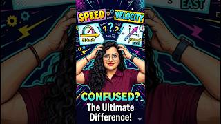 🤯 Speed and Velocity Difference Made Super Easy!
