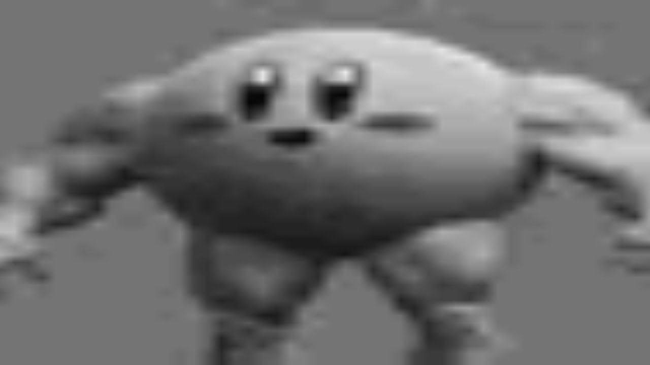 Giga kirby says no to wise waddle dee