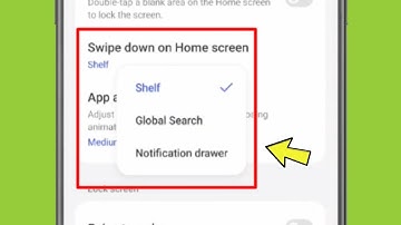 Oneplus Mobile | Swipe Down on Home Screen | Shelf , Global Search & Notification drawer Settings