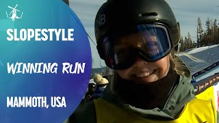 Killi makes it three in a row in Slopestyle events | Mammoth Mountain | FIS Freestyle Skiing