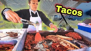 Taco Goddess  BEST Street Tacos 'El Chino' || AUTHENTIC Mexican Street Food