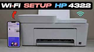 HP DeskJet 4322 Wi-Fi Setup, Connect printer to Internet Router, Wireless Setup HP App & iPhone.