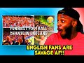 😂AMERICAN REACTS TO FUNNIEST FOOTBALL CHANTS IN ENGLAND WITH LYRICS (TOO SAVAGE)🤣