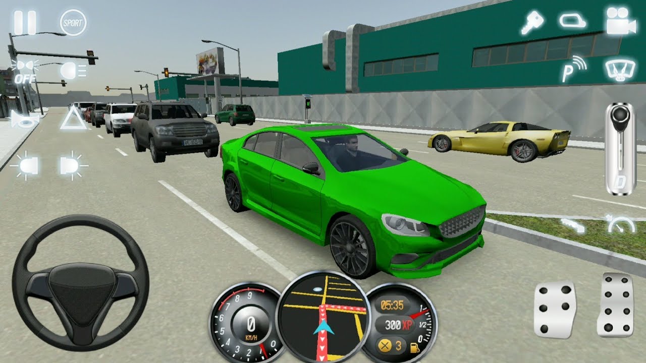 Driving School 2017 - #8 New Car Unlocked | Free Car Simulator Games - Android IOS GamePlay FHD