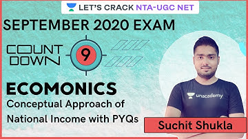 Conceptual Approach of National Income with PYQs | Economics | NTA UGC NET | Suchit Shukla