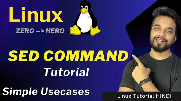 Linux SED Command | SED Tutorial | Linux for Beginners #6 | MPrashant