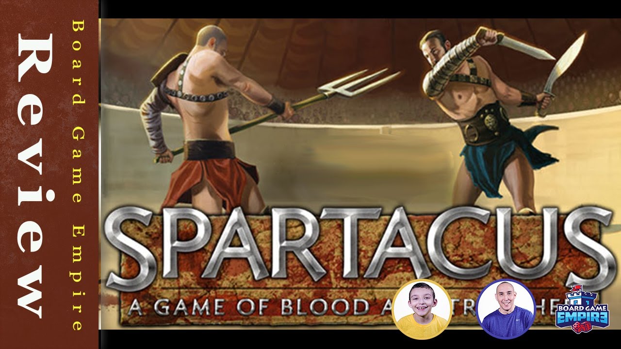 Spartacus A Game of Blood and Treachery Review - Gale Force Nine - YouTube