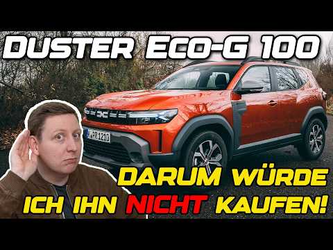 Youtube 2024 Dacia Duster Eco-G 100 (101PS, 170Nm) | Meine EHRLICHE Meinung! |  REVIEW video dacia