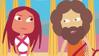 Apollo and Cassandra | Athena and Poseidon  Ancient Greek Myths  Cartoons