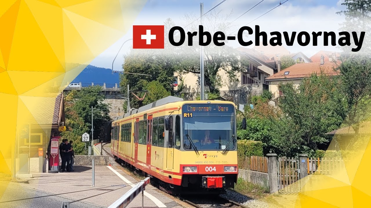 The Orbe-Chavornay railway: Tram-trains from Karlsruhe in Switzerland (2025)