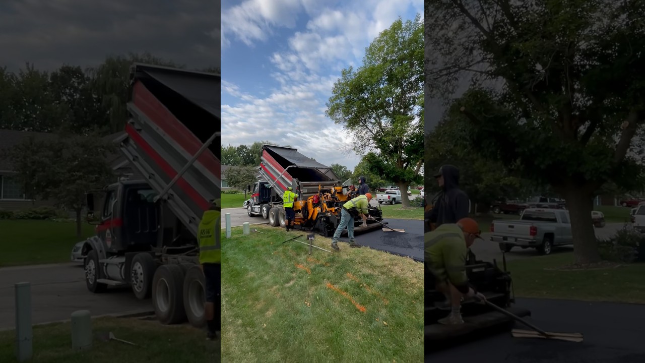 How to pave an asphalt driveway start to finish.