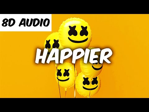 Marshmello ft. Bastille - Happier (8D AUDIO)