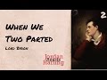 When We Two Parted - Lord Byron poem reading | Jordan Harling Reads