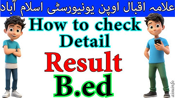 AIOU B.Ed Result 2025 | How to Check & Apply for Rechecking of Answer Book | AIOU INFO