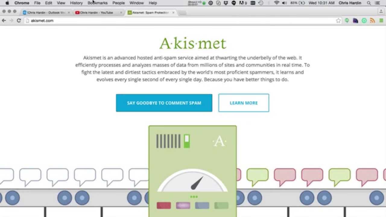Tutorial WordPress: Configure Akismet Spam Blocker  Plugin