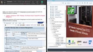 SAP Lab 3 Part 5 Disaggregate Production Plan