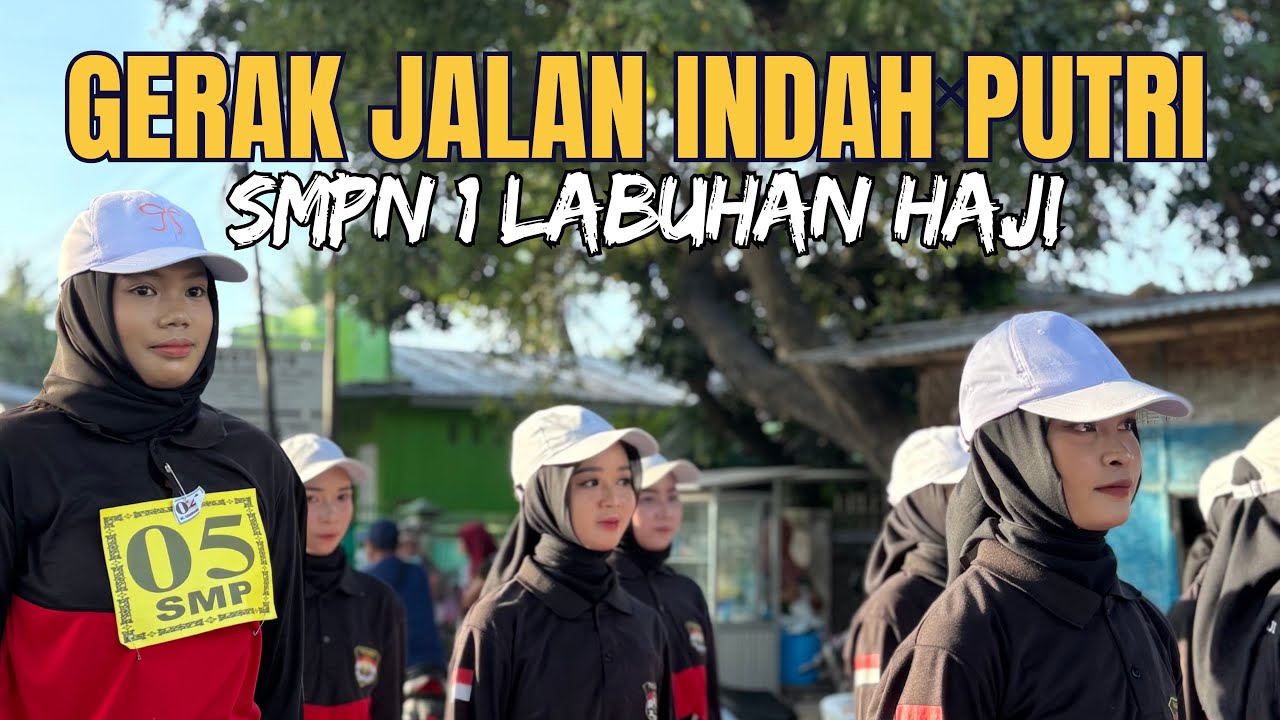 Gerak Jalan Indah Tingkat Kecamatan Labuhan Haji 2025 #80thindonesia #paskibraindonesia 