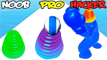 NOOB vs PRO vs HACKER in Slimy Runner 3D