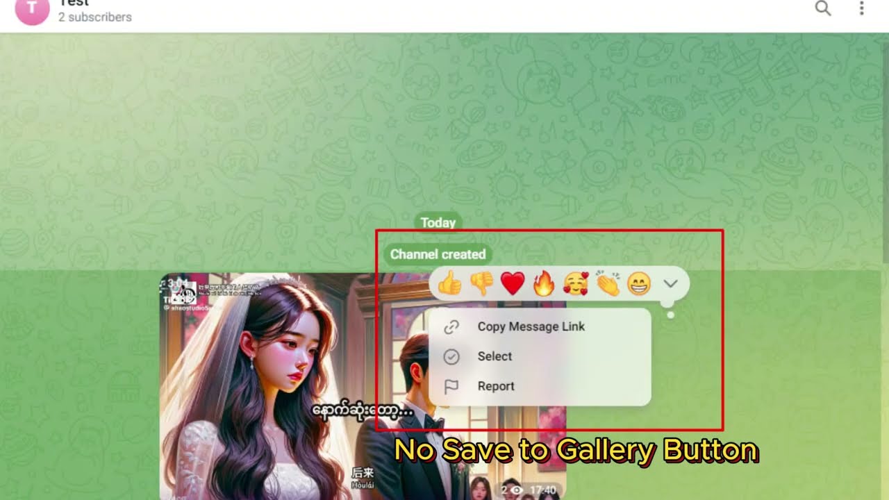 Telegram Save to Gallery ပေါ်အောင်လုပ်နည်း | How to Download Telegram Restricted Video Content (PC)