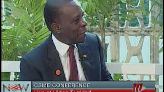 Prime Minister Of Grenada Dr. Keith Mitchell On The CSME Conference