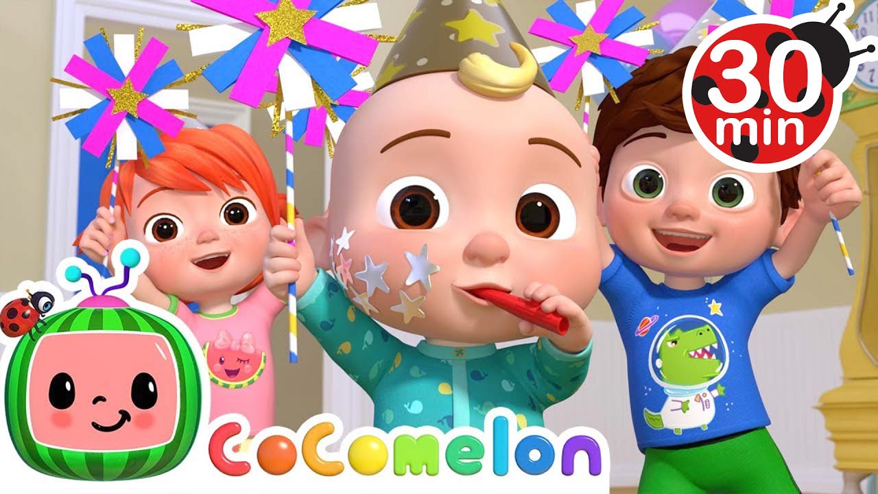 New Years - CoComelon | Kids Cartoons & Nursery Rhymes | Moonbug ...