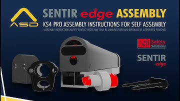 How to correctly assemble ASO safety edges using the KS4 PRO assembly system and components.