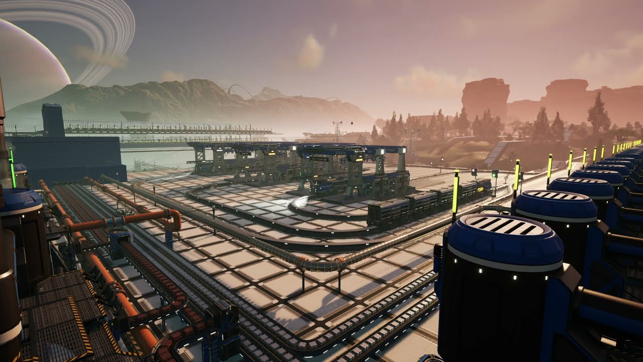 Quiet in the The Factory ( In-game Satisfactory ambience + music )