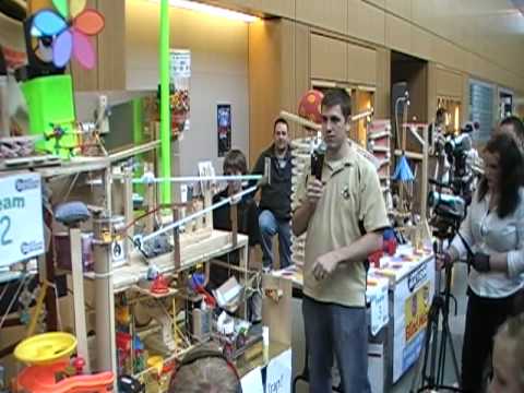 EXPLINATION: 2010 Tek Venture Chain Reaction Challenge - Fort Wayne Rube Goldberg Machine Contest