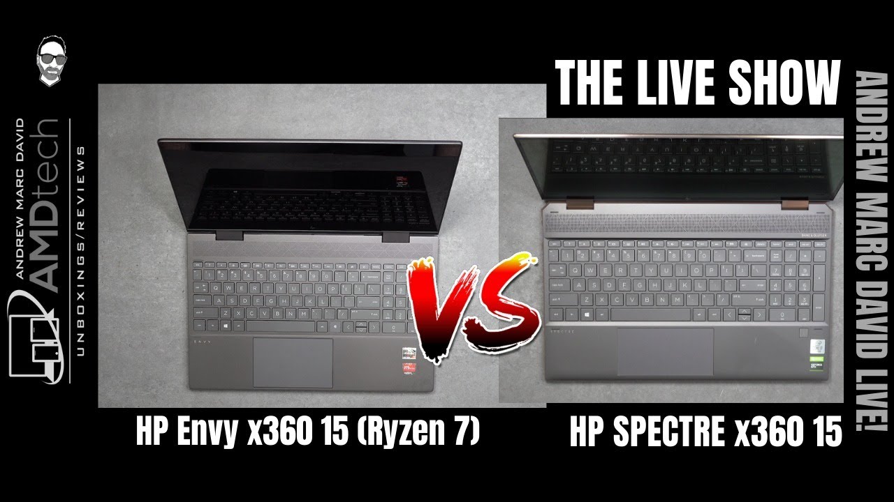 HP Envy x360 15 (Ryzen 7) (2020) vs. HP Spectre x360 15 (2020) Dell