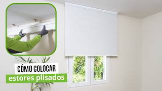 Cómo colocar estores plisados paso a paso | LEROY MERLIN