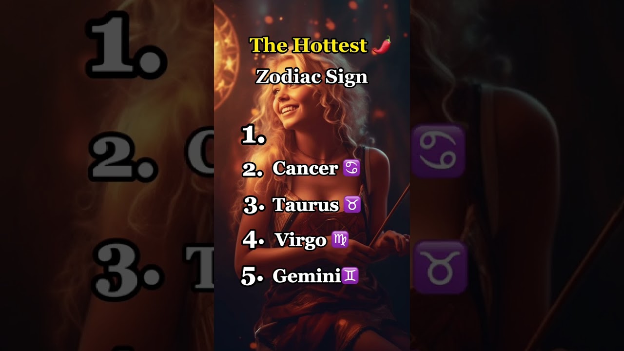 THE HOTTEST ZODIAC SIGNS