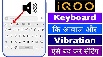 How to turn off the sound and vibration of IQOO keyboard