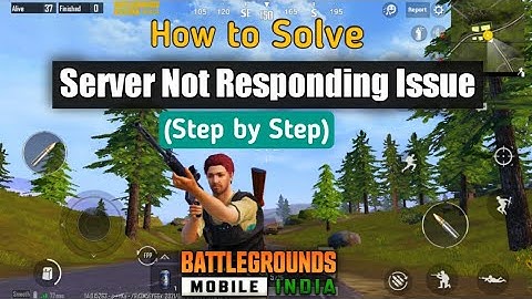 How to Fix Server Not Responding Issue - Battlegrounds Mobile India | BGMI Beginners Guide