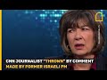 Watch Christiane Amanpour&#39;s face when Israeli Ehud Barak talks about bunkers under Al-Shifa Hospital