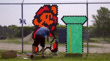 Fence Pixel Installation Time-lapse