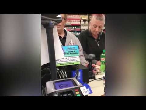 'Drugged-up' store clerks appear to fall asleep at the register
