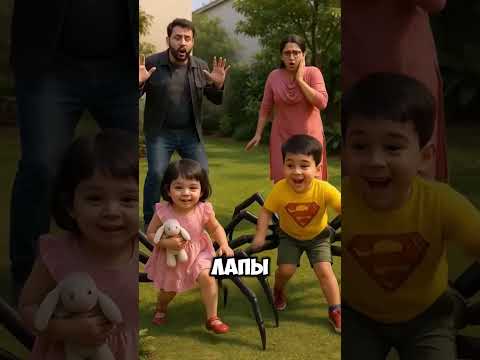 Я заметил странное… у детей появились лапки паука 😨👀 #short