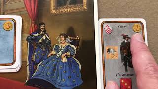 Mousquetaires du Roy  board game Informational video.