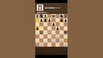 Beating IamCristinini bot with just Bishops #chess #checkmate #shorts