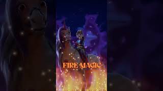 CINDER! 🔥 The FIRE MAGIC Unicorn #UnicornAcademy #Shorts