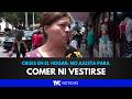 Crisis en el hogar: no ajusta para comer ni vestirse