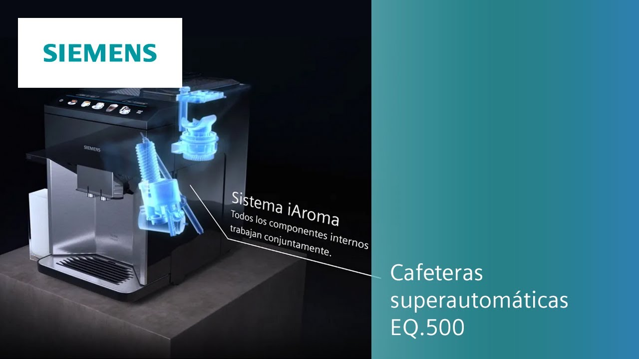 ☕ Cafeteras con iAroma system: café profesional solo pulsando un botón |  SIEMENS
