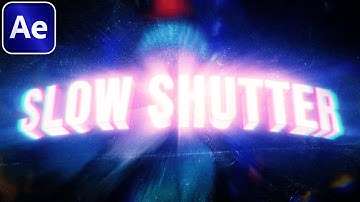 How to Create the SLOW SHUTTER EFFECT in After Effects (NO PLUGINS)