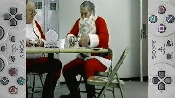 Sony PSone LCD Screen *MALL SANTAS* (Sony PlayStation\PSX\PSone\PS1\Christmas Commercial)
